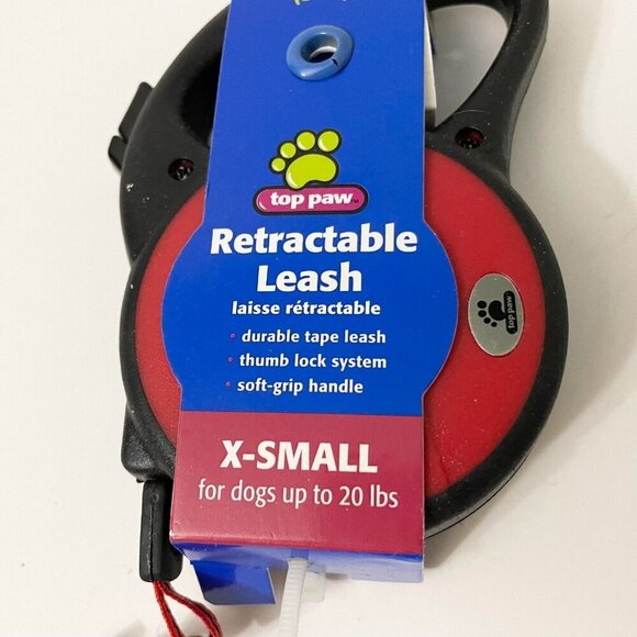 Top Paw 10 Ft Retractable Dog Leash Size XS X Small - Picture 2 of 15